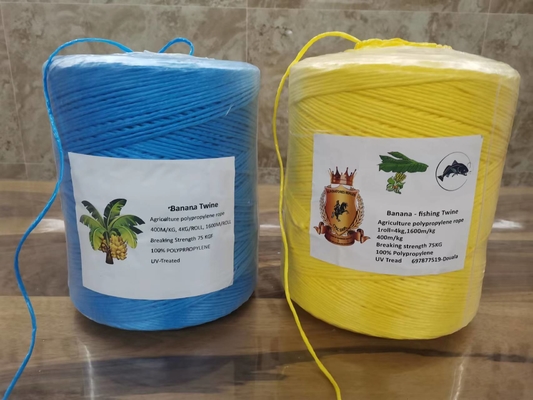 Uv Treated Agriculture Twisted Twine , 1.5-3mm 4-5kg/Roll Banana Baler Twine