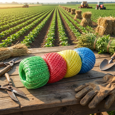 High Tenacity Cucumber Trellis PP Twine Virgin Material