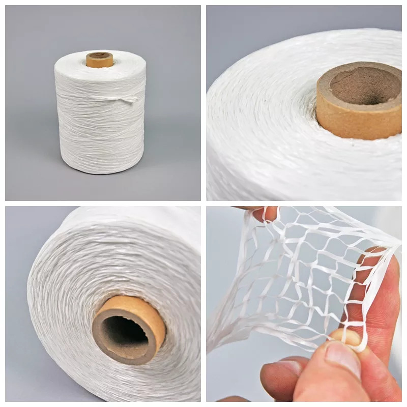 Twisted PP Fibrillated Cable Filler Yarn 120000D For Power And Telecom Industries