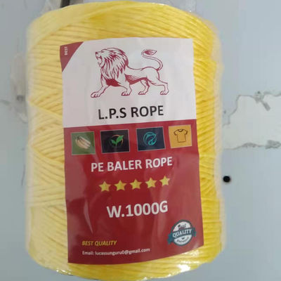 Résistant aux UV PP Twine tordu Haute résistance Corde polypropylénique colorée pour grille de jardin Tomate Support Liant agricole