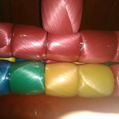 Corde de raffia en PP coloré pour emballer des œufs au Yémen