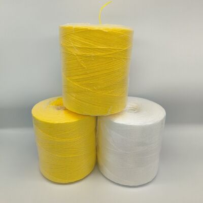 Twine de tomate 6300 Ft - Twine de polypropylène à usage lourd blanc